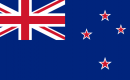 Schüleraustausch - Flagge Neuseeland